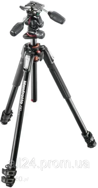 Manfrotto MK190XPRO3-3W z głowicą (MK190XPRO3-3W) - фото 1 - id-p2138322629