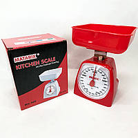 DIY Весы кухонные механические MATARIX MX-405 5 кг, кухонные весы для взвешивания продуктов. Цвет: красный