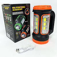 DIY Кемпинговый фонарь XBL 818C-3W+COB, фонарь-светильник аккумуляторный кемпинговый. Цвет: оранжевый