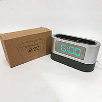 VIO Часы подставка для ручек 038, настольные электронные часы с подсветкой, лед часы настольные