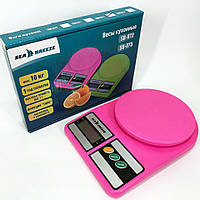 VIO Весы кухонные SeaBreeze SB-072, Электрические кухонные весы, Точные кухонные весы. Цвет: розовый