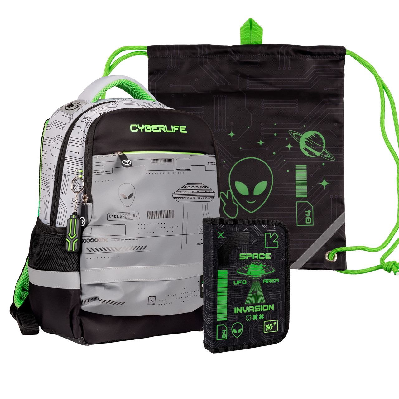 Набір шкільний YES S-52_Collection Cyberlife, фото 1