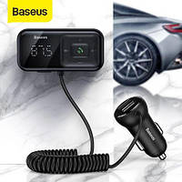 Fm модулятор BASEUS Wireless MP3 Car Charger T типичный S-16 |2USB, 3.1 A(CCTM-E01) GAA