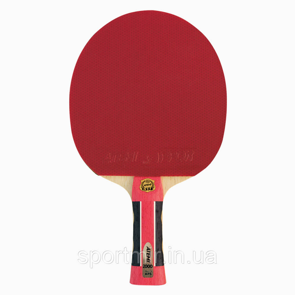 Ракетка для настільного тенісу ATEMI 2000 PRO анатомічна APS, фото 1