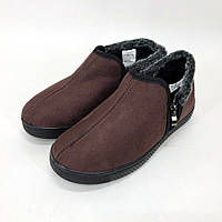 DIY Ботинки на осень утепленные. Размер 41, мужские ботинки сапоги, мужские полуботинки. Цвет: коричневый