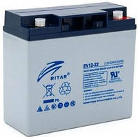 Акумулятор AGM 12V, 22 Ah, А*год, Ампер*год, 12 Вольт, В, тяговий герметичний АБ