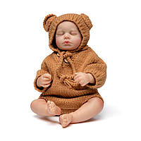 Реалистичная кукла силиконовая Reborn Мальчик Тед Виниловая детская кукла анатомическая 50 см MCC