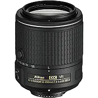 Об'єктив Nikon AF-S 55-200mm f/4-5.6G ED DX VR II Гарантія 24 місяці + 64GB SD Card + Безкоштовна доставка
