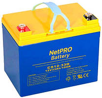 Тяговий акумулятор 12 V, В, вольт, 35 Ah, ач, ампер годин, AGM, свинцево-кислотний, для електротранспорту