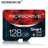 Флешка для телефона Microdrive 128GB microSD Class 10 + SD-adapter микро сд 128 гб SAA