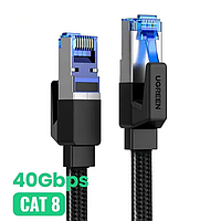 Кабель HDMI Ugreen NW190 3 метра 40 Гбит\с Ethernet RJ45 Cat 8 плоский SAA