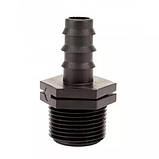 Старт для трубки 16мм (1/2" зовнішнє різьблення) Перехідник для садової крапельної трубки, фото 7