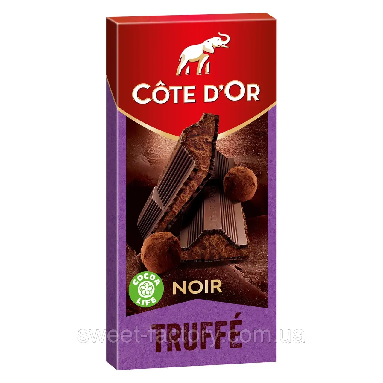 Шоколад Cote D'Or Noir Truffe 190g