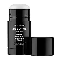 Mr.SCRUBBER - Натуральный парфюмированный дезодорант Man Protect White Moss (50 г)