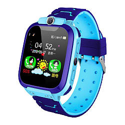 Дитячий розумний годинник Kids SM Q12B LBS IP67 350mAh, Blue