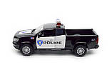 Машина модель металева 68465 Автопром, масштаб 1:31, Chevy Colorado ZR2-Police, світло, звук, фото 3