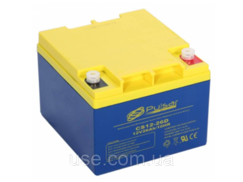 Свинцево-кислотний акумулятор 26А*год, 12 V, В, Вольт, 26 Ah, AH, тяговий стаціонарний АБ