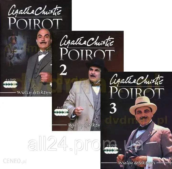 Poirot sezon 1+2+3 Pakiet [12DVD]