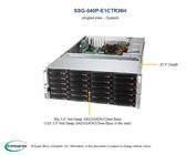 Supermicro UP Storage SuperServer 540P-E1CTR36H - Server - Rack-Montage - 4U - 1-Weg - keine CPU