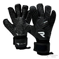 Вратарские перчатки Redline Inspire Black RLM75 (RLM75). Футбольные перчатки для вратарей. Вратарская