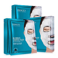 Маска для лица тканевая увлажнение очищающая пузырьковая маска amino acid кислородная маска для лица RSB