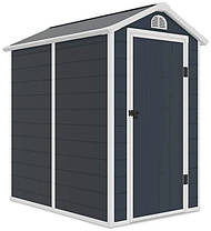 Пластиковий хозблок 134x192 см Hardmaister Vermont холодний сірий, фото 5