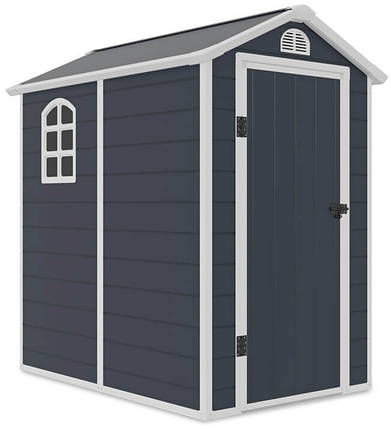 Пластиковий хозблок 134x192 см Hardmaister Vermont холодний сірий, фото 1