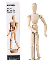Манекен дерев`яний чоловіча фігура 30 см Art Nation