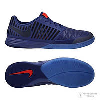 Футзалки Nike Lunar Gato II IC 580456-401 (580456-401). Футзальные бампы для футзала. Футбольная обувь для