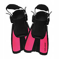 Ласты для плавания SportVida SV-DN0008JR-L, Size 39-43 Black/Pink, Toyman