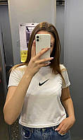 Топ футболка Nike білий жіночій новий топи жіночі топ для дівчинки Футболка топ Найк
