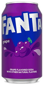Газований напій Fanta Grape 355ml