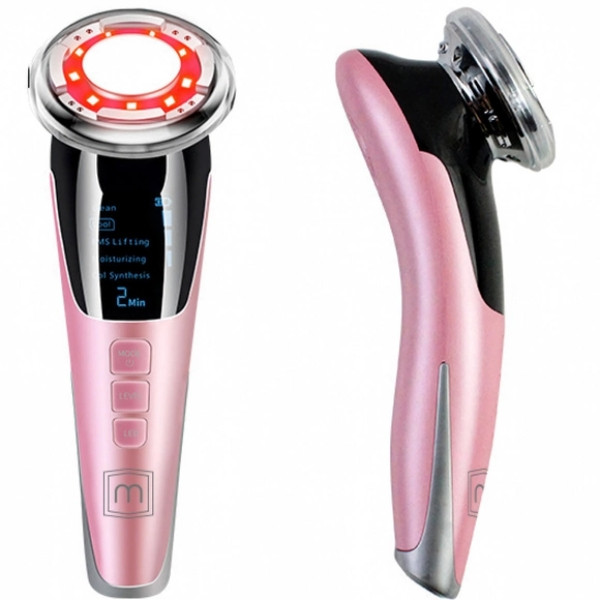 Масажер для обличчя мікрострумовий ліфтинг Medica+ Skin Lifting 7.0 (EMS+LED) (Японія) Рожевий 50180