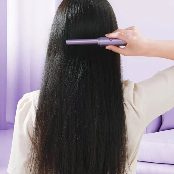 Випрямляч для волосся дорожній від USB Hair Heater Фіолетовий, фото 1