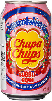Газований напій Chupa Chups bubble gum 345ml