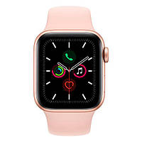 Смарт-часы Apple Watch Series 5 40mm GPS Gold Aluminium Case with Pink Sport Band (MWV72) (БУ)