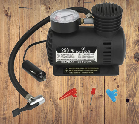 Автомобильный компрессор для подкачки колес Air Compressor 250 psi с ...