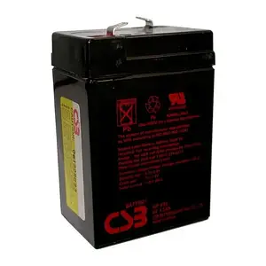 Акумулятор для ДБЖ CSB Battery GP645 6V 4.5AH AGM, F2