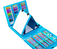 Блакитний набір для малювання з мольбертом "Креативний Куточок" MPSET208B