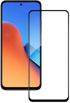 Захисне скло 6D для Xiaomi Redmi 12 / Redmi 13 / Note 12R / Poco M6 PRO 5G / Poco M6 / Poco M6 Plus Black, фото 1