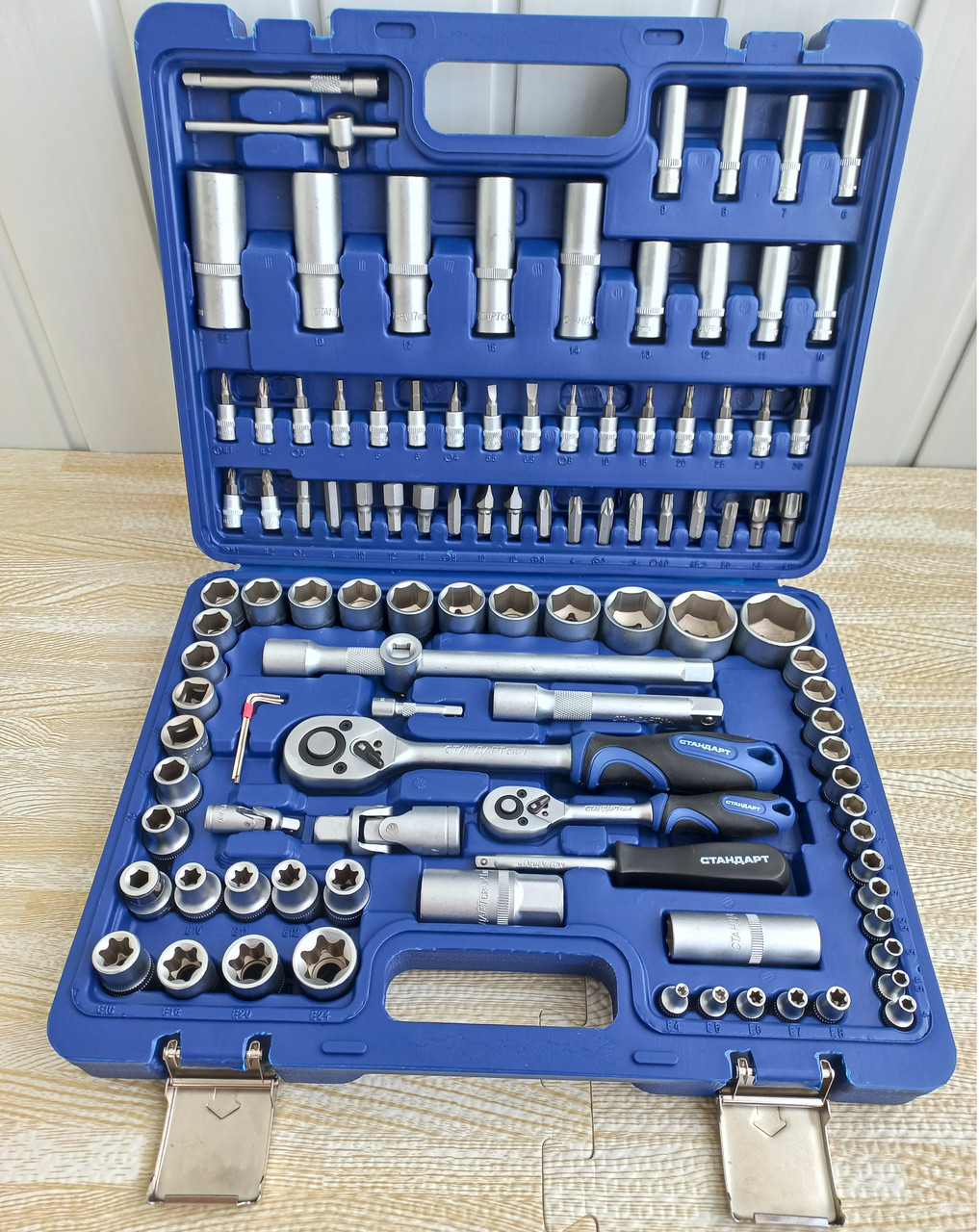 Набір інструментів 1/4", 1/2" 108шт для автомобіліста STM-0108-6