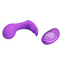 Вібростимулятор PRETTY LOVE Idabelle Purple, 12 vibration functions 12 pulse wave settings Wireless, фото 7
