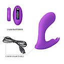 Вібростимулятор PRETTY LOVE Idabelle Purple, 12 vibration functions 12 pulse wave settings Wireless, фото 8