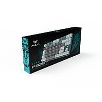 Клавіатура Aula F3287 Keycap KRGD Blue USB UA White/Grey (6948391240688), фото 5