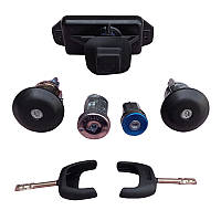 Личинки замків із ключами (комплект 5 шт+2 ключа) Ford Transit 2.2/2.4/3.2 TDCI Форд Транзит дизель 2006-2014, 6C1AV22050XB