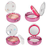 Top Model мерехтлива пудра з дзеркалом та спонджем BEAUTY and ME 12814, фото 4