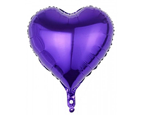 Шар Flexmetal Сердце Фиолетовое 18'