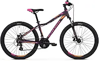 Велосипед Kross Lea 3.0 Sr Fioletowy Różowy Pomarańczowy Mat 27,5 2021