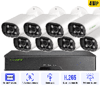 Комплект видеонаблюдения уличный на 8 камер POE 4МП G.Craftsman