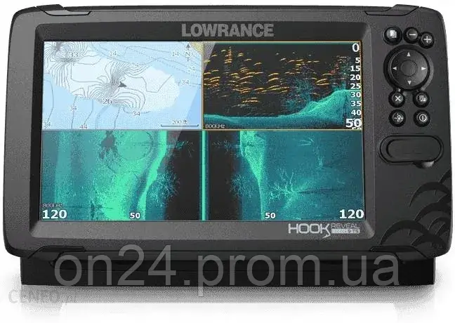 Ехолот Lowrance Hook Reveal 9 TripleShot echosonda z Gps